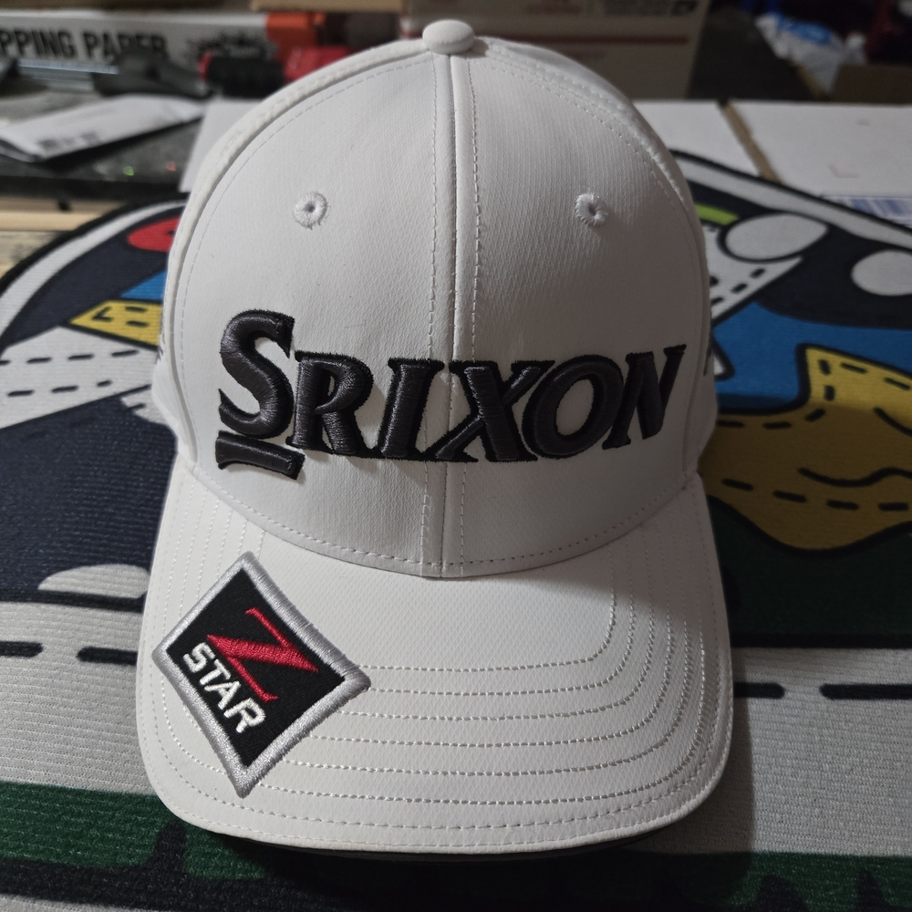 Srixon White and Black Men's Golf Cap